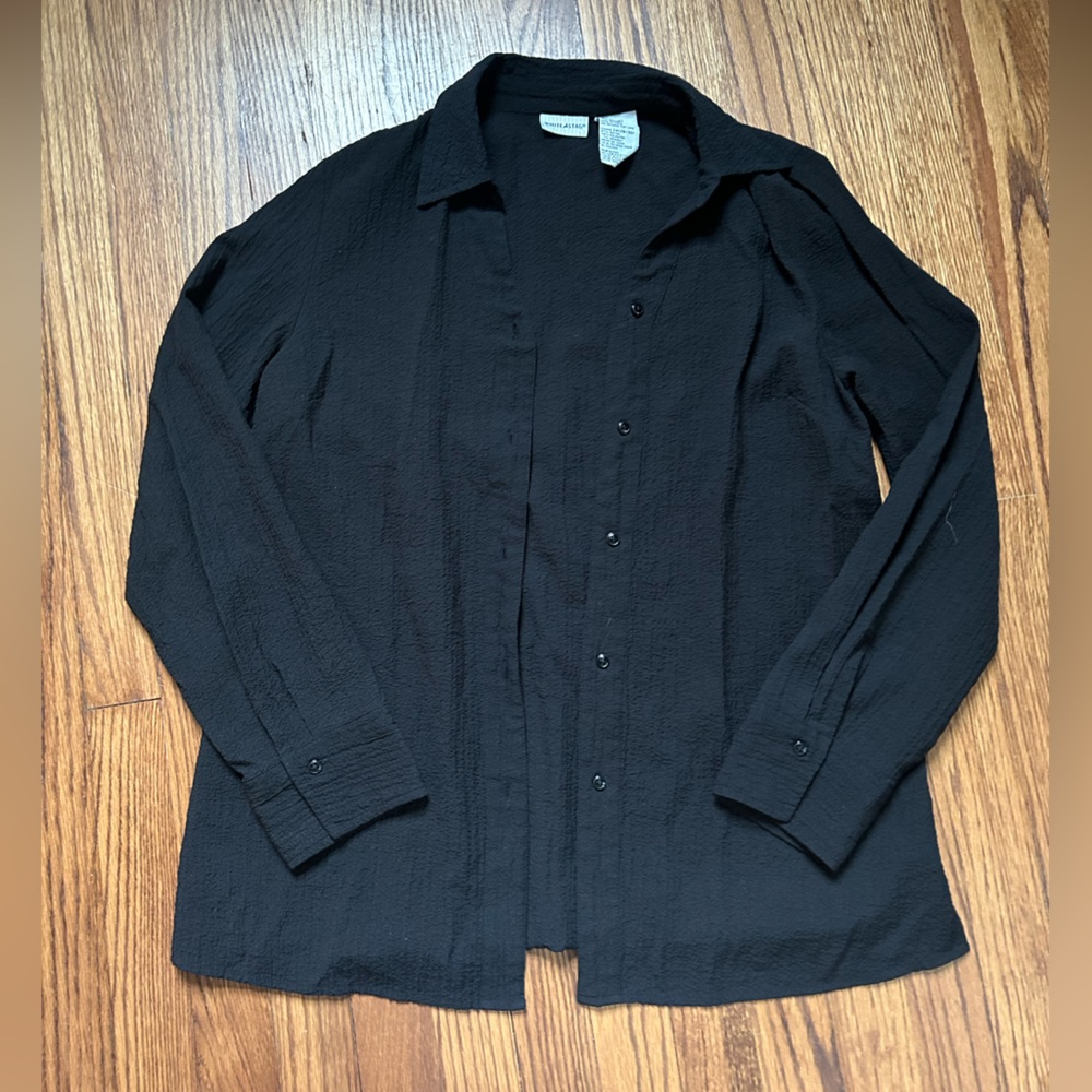 Black button up